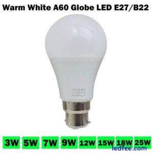 LED GLS LIGHT BULBS 3W-25w WARM/COOL WHITE BC/B22 ES/E27 Lamp Daylight
