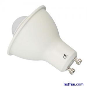 5W GU10 Human Induction Infrared Motion Sensor LED Bulb Indoor Lighting