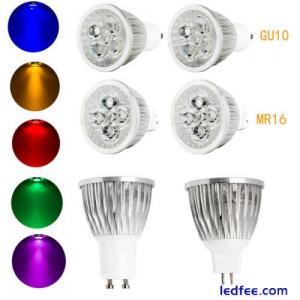 Muticolor GU10 MR16 Dimmable LED Spotlight Bulbs 9W 12W 15W 110V 220V 12V Lamps