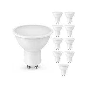 LED GU10 Light Bulbs 5W 3000k Warm Spotlight Energy Saving -10 Bulbs