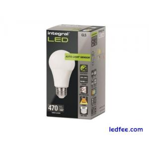 LED Light Bulb Dusk Till Dawn Auto On/Off Photocell Sensor E27 Daylight White
