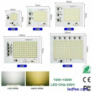 Led Chip Smart IC Integrate Light 100W 50W 30W 10W COB Bulb 220V Floodlight Lamp