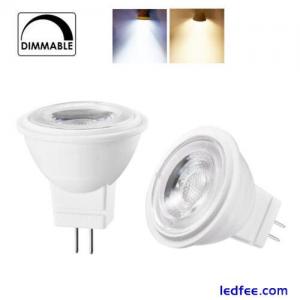 Dimmable MR11 LED Spotlight Bulb 3W GU4 2835 SMD Replace 30W Halogen White Lamps