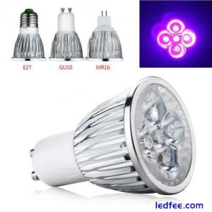 New E27 GU10 MR16 5W UV LED Ultraviolet Spotlight Lamp Light Mini Bulb AC85-265V