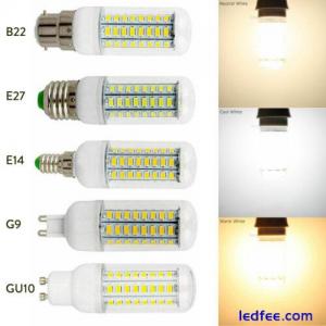 1Pcs 10Pcs LED Corn Light Bulbs E14 E27 ES B22 BC G9 GU10 5730 SMD 7W 25W Lamp