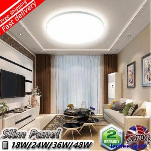Round LED Ceiling Light Panel Down panel Kitchen Bedroom Living Room Wall Lamp