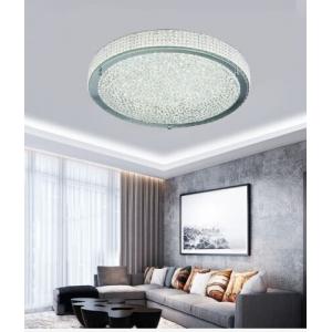Am -Light Crystal Circular LED Flush in Chrome finish with Crystal Beads 45cm