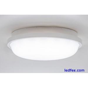 LED Ceiling Wall Light Bathrooms, Kitchen Outdoor Waterproof Bulkhead 20W White