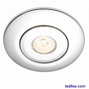 SAXBY GU10 Hole Converter Kit Recessed Ceiling Downlight Large Plate Upto R80 