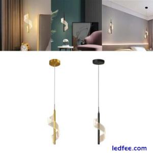 Spiral Ceiling Light LED Pendant Lights Decoration Modern Lighting Adjustable