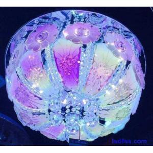  led crystal ceiling chandelier with MP3 and RGB ,remote control, and Bluetooth