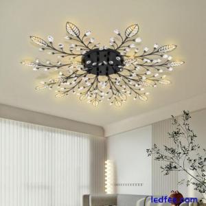 Crystal Chandelier LED Pendant Light Dining Room Hallway Ceiling Lamp Fixture