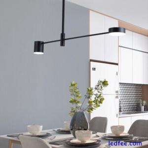 Black Pendant Light LED Chandelier Lighting Modern Ceiling Lamp Kitchen Lights