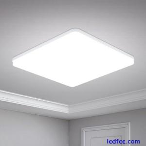 Yafido Ceiling Light Slim 48W 4320LM LED Panel Cold Light 30*30*4cm