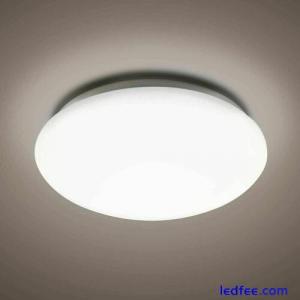24W LED Round Bulkhead Light Flush Surface Ceiling Mount Bathroom Outdoor Lamp