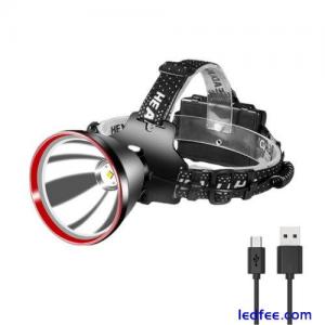 BORUIT Headlight LED Head Lamp Super Bright Rechargeable Headlamp Torch Lights