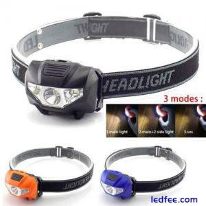 High power led Headlamp camping small head light torch lamp lantern AAA battery