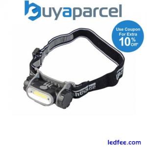 Lighthouse 150 Lumen Rechargeable Head Torch Wave On / Off Function XMS19HEADREC