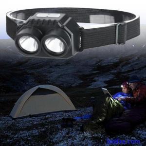 LED Headlamp, Rechargeable USB Headlight LED Powerful Waterproof Torch.