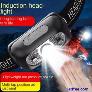 LED Waterproof Headlight Super Bright Head Torch USB Headlamp Camping Fishing *1