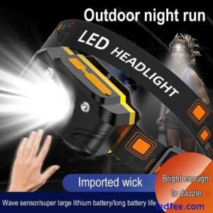 Super Bright USB Rechargeable LED Head Torch Headlight Headlamp Waterproof T9E6