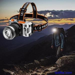 Super Bright 990000LM LED Headlamp Headlight Zoomable Lamp Head Torch A Z1D0
