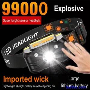 Super Bright USB Rechargeable LED Head Torch Headlight Headlamp Waterproof Y7U4