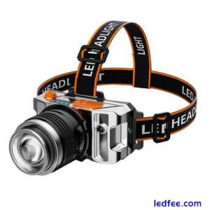 Super Bright 990000LM LED Headlamp Headlight Zoomable Head Torch Lamp H