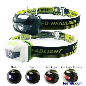 Mini Led Headlamp Outdoor Headlight Frontal Light Torch Lamp with AAA Battery