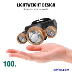 USB Rechargeable LED Headlamp Head Torch Lamp Light Headlight Flashlight Camping