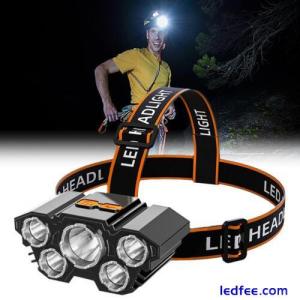 LED Headlamps Rechargeable Headlight Head Torch Work Lamps R4 Hot L1N8 A1E7