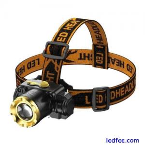 1X Super Bright USB Rechargeable Headlamp LED Head Band Torches Headlight G0X1