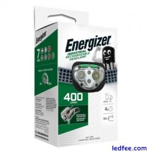 Energizer IPX4 LED Industrial HD Vision Rechargeable Headlamp Torch | 400 Lumens