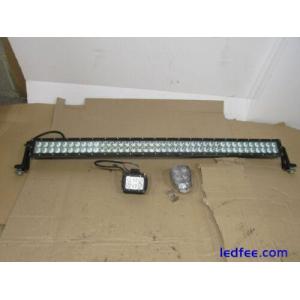 4x4 LED light bar and 2 smalle...