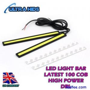 17cm Waterproof 12VLED COB BAR DRL Driving Daytime Running Light Bulb Fog Lamp