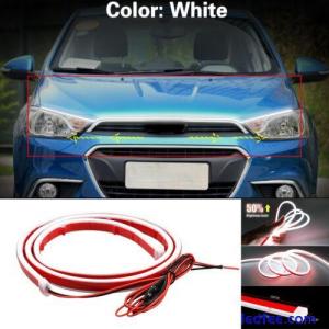 86&quot; Dynamic LED Running Light Front Hood Strip Ambient Lamp For Chevrolet AVEO