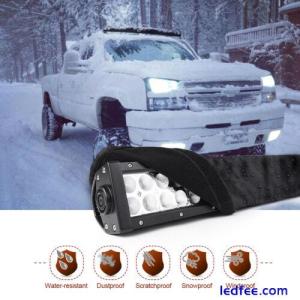 52 Inch LED Light Bar Cover Straight Curved Protective Gear Sleeve Waterproof