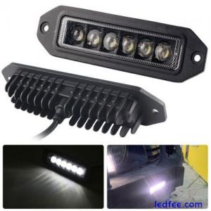 18W Single row led light bar Flush mount worklight pods Fog Light Off Road light