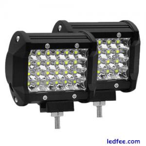 72W LED Work Light Bar Spot Be...