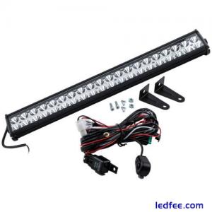 22&apos;&apos; 120W LED light Bar Bumper Work Lamp Spot&amp;Flood Beam Offroad Boat Truck 1pc