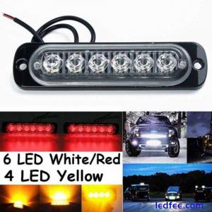 2X 6 LED work lamp pole driving lamp off-road headlamp motorcycle 12V