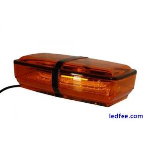Amber mini light bar SMD LED 11&apos; roof top magnetic flash patterns super bright