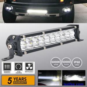 7inch 60W Slim LED Work Light Bar Spot Dual Row Truck ATV Offroad VS 13&quot; 14&quot; 10&quot;