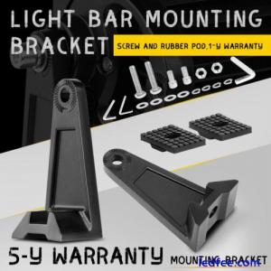 2x Mounting Bracket Brackets Rotating Roll/Bull For LED Work Light Bar Universal