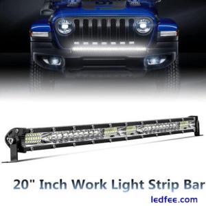 Car Universal 20&quot; Off Road LED Bar 12V LED Work Light Bar Waterproof Driving Fog