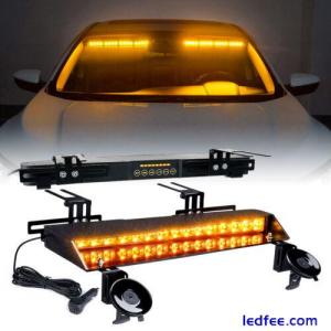 Xprite LED Rooftop Emergency Strobe Light Bar Amber Traffic Warning Light 20inch