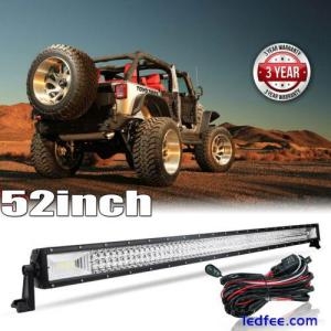 52" inch LED Light Bar Flood S...