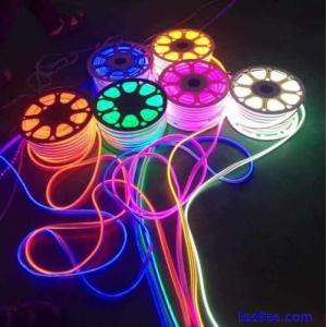 Neon Flex LED Strip RGB  Rope Light Waterproof 220V Flexible Outdoor Lighting