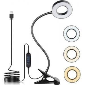 KNAMKY USB LED Desk Lamp Clip ...