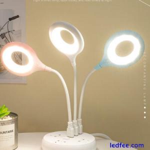 USB LED Desk Light Flexible ring Portable Notebook PC Laptop Bedside Study lamp